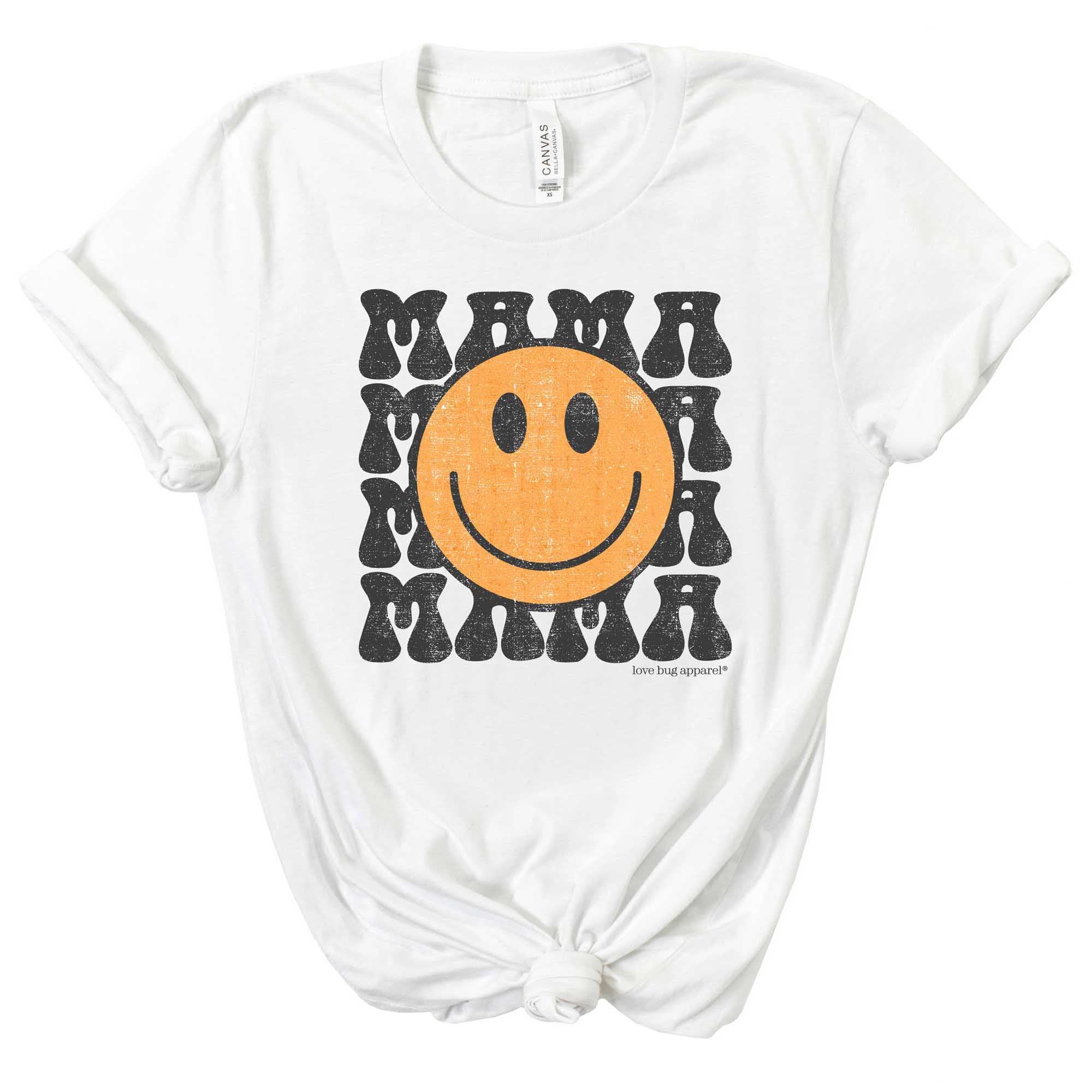 Baseball Mama Puffy Letter Tee