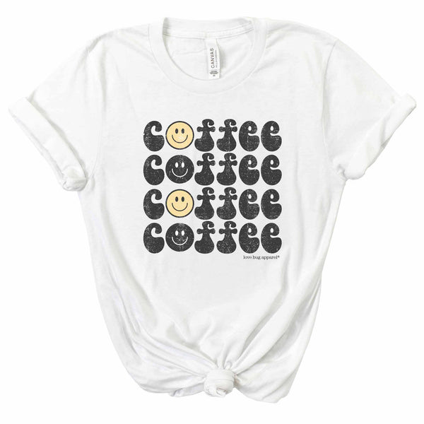 Coffee Coffee Smile Shirts & Tops - Love Bug Apparel®