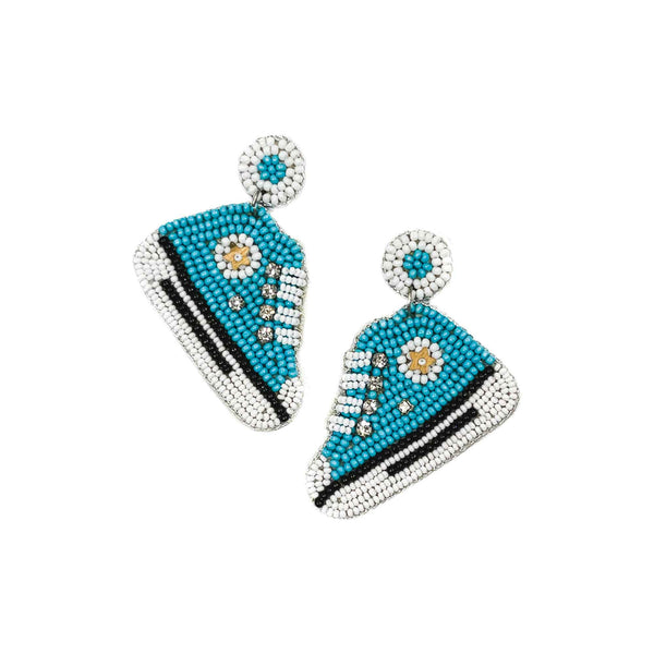 Blue Shoes Beaded Earrings & Jewelry - Love Bug Apparel®