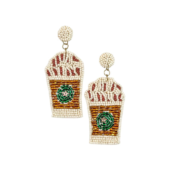 Frappuccino Beaded Earrings and Jewelry - Love Bug Apparel®