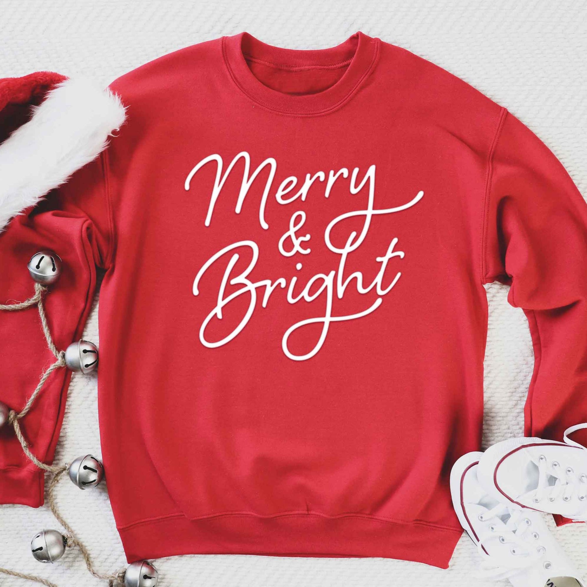 Merry And Bright Sweatshirt – Love Bug Apparel