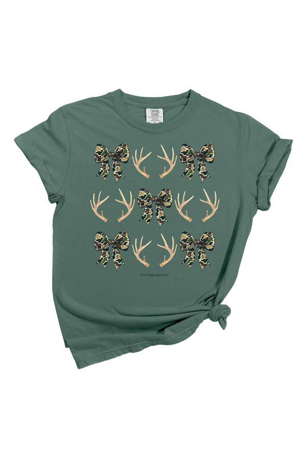 Camo Bow Antler Shirts & Tops - Love Bug Apparel®