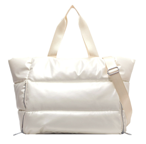 Metallic Quilted Puff Tote Bag – Love Bug Apparel