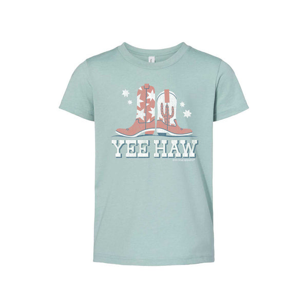 Yee Haw Boots Youth Tee Shirts & Tops - Love Bug Apparel®