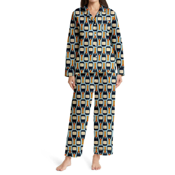 Blue Wine Pajamas Pajamas - Love Bug Apparel®