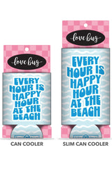 Happy Hour At The Beach Can Cooler Can & Bottle Sleeves - Love Bug Apparel®
