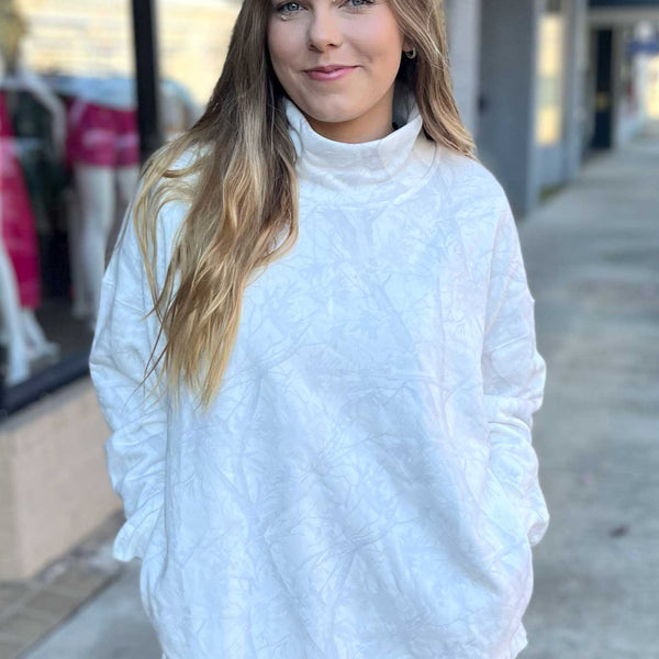 Woodlands Mock Neck Sweatshirt – Love Bug Apparel