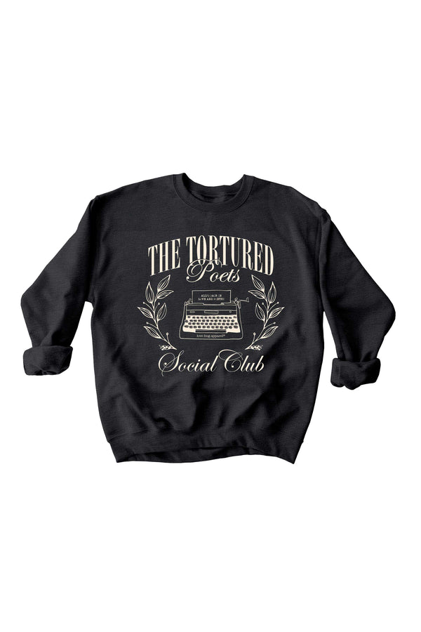 Tortured Poets Social Club Sweatshirt - Love Bug Apparel®