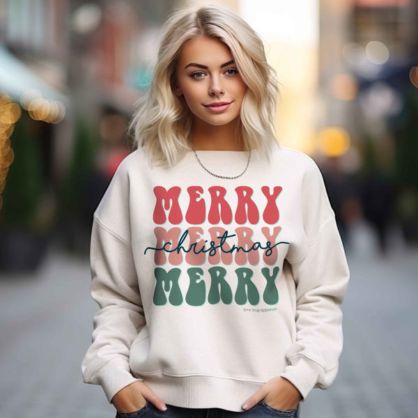 Merry Merry Christmas Sweatshirts & Tops - Love Bug Apparel®