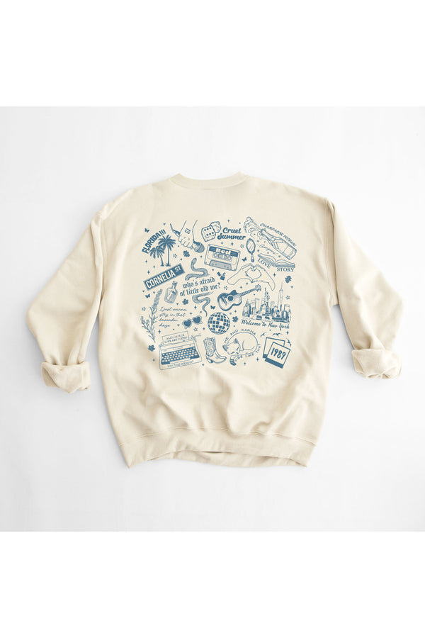 Swiftie Grid Sweatshirts - Love Bug Apparel®