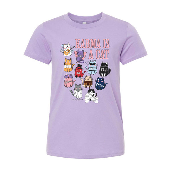 Karma Cat Grid Shirts & Tops - Love Bug Apparel®