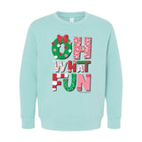 Oh What Fun Youth Sweatshirt Shirts & Tops - Love Bug Apparel®