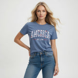America Floral Fill T-Shirt - Love Bug Apparel®