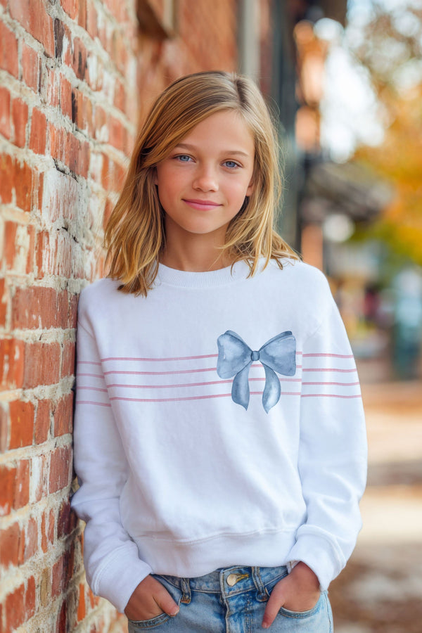 Youth Bow Sweatshirt
