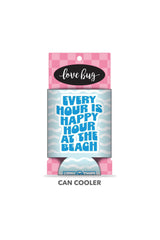 Happy Hour At The Beach Can Cooler Can & Bottle Sleeves - Love Bug Apparel®