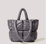 Quilted Puffer Tote Bag Handbags - Love Bug Apparel®