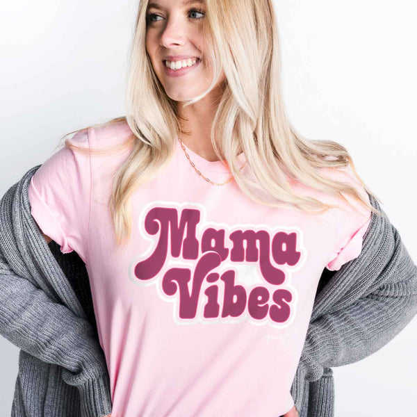 Mama Vibes Shirts & Tops - Love Bug Apparel®