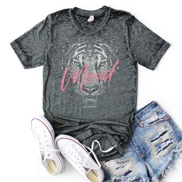 Mood Tiger Oversized Tee Shirts & Tops - Love Bug Apparel®
