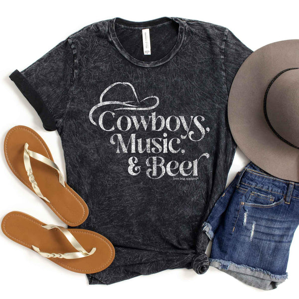 Cowboys Music & Beer Shirts & Tops - Love Bug Apparel®