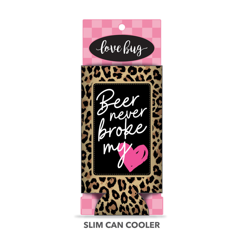Beer Never Broke My Heart Can Coolers & Accessories - Love Bug Apparel®