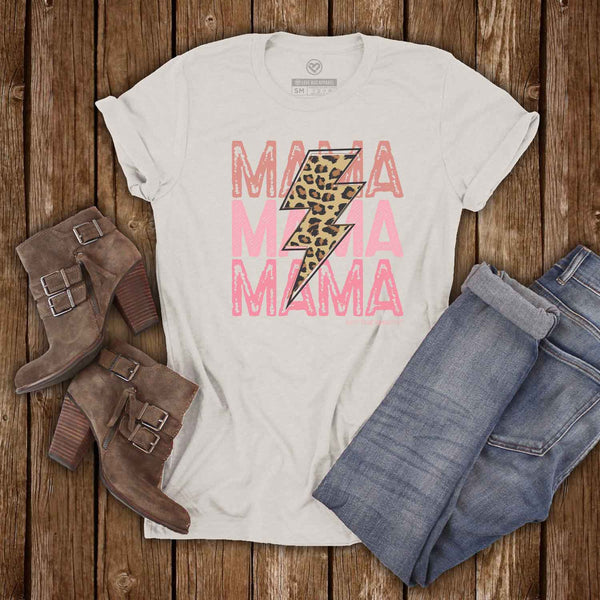 Lightning Mama Repeat Tee Shirts & Tops - Love Bug Apparel®
