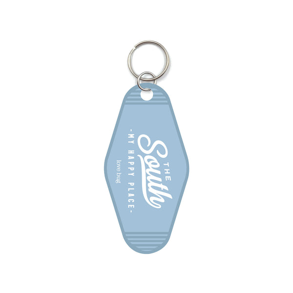 The South Is My Happy Place Motel Keychains & Accessories - Love Bug Apparel®