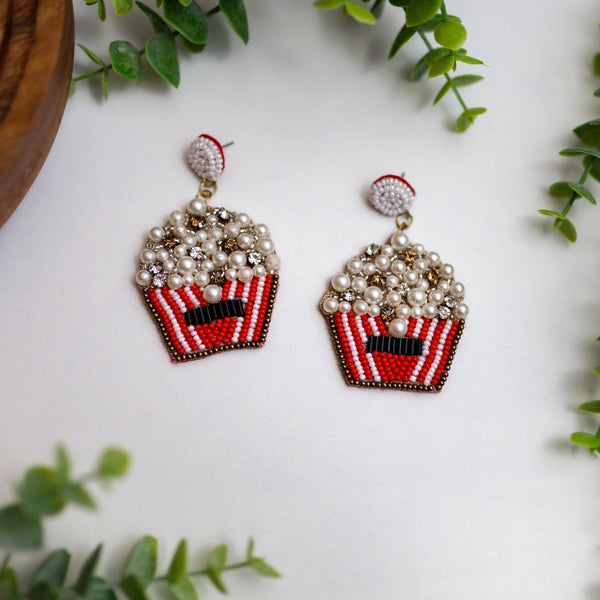 Popcorn Beaded Earrings Earrings - Love Bug Apparel®