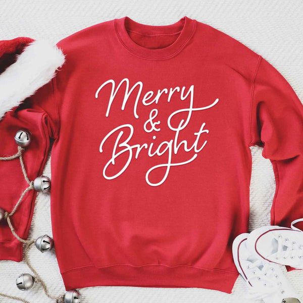 Merry And Bright Sweatshirt Sweatshirt - Love Bug Apparel®