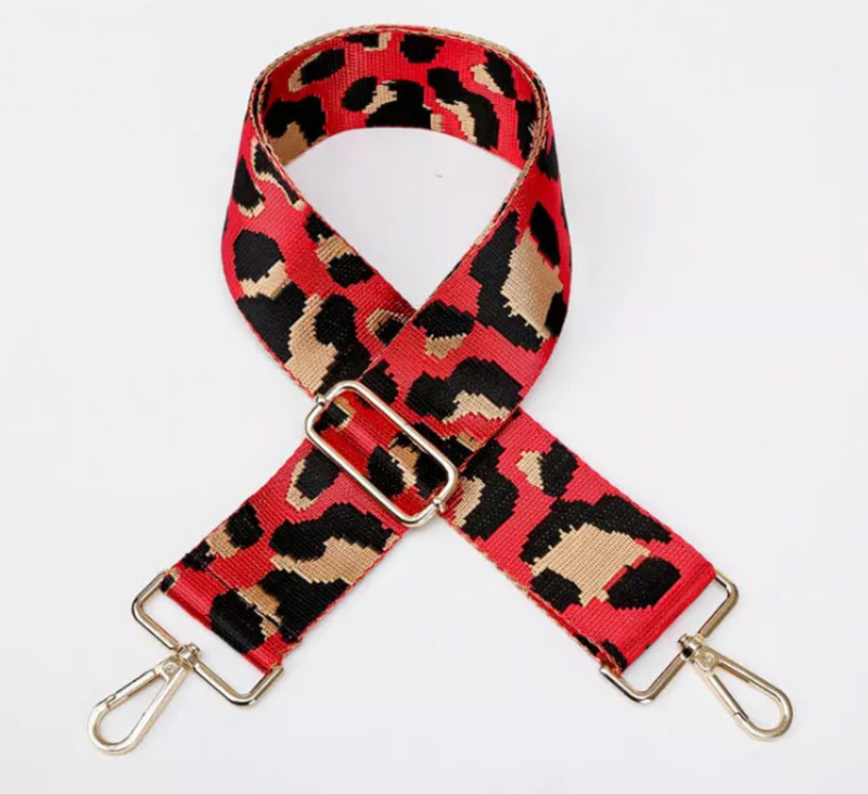 Leopard Guitar Bag Strap 1.5" wide Many Colors Accessories - Love Bug Apparel®