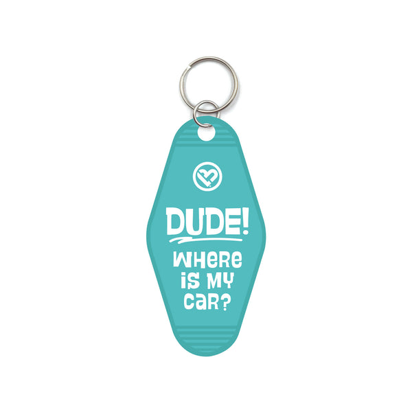 Dude Where's My Car Motel Keychain & Accessories - Love Bug Apparel®